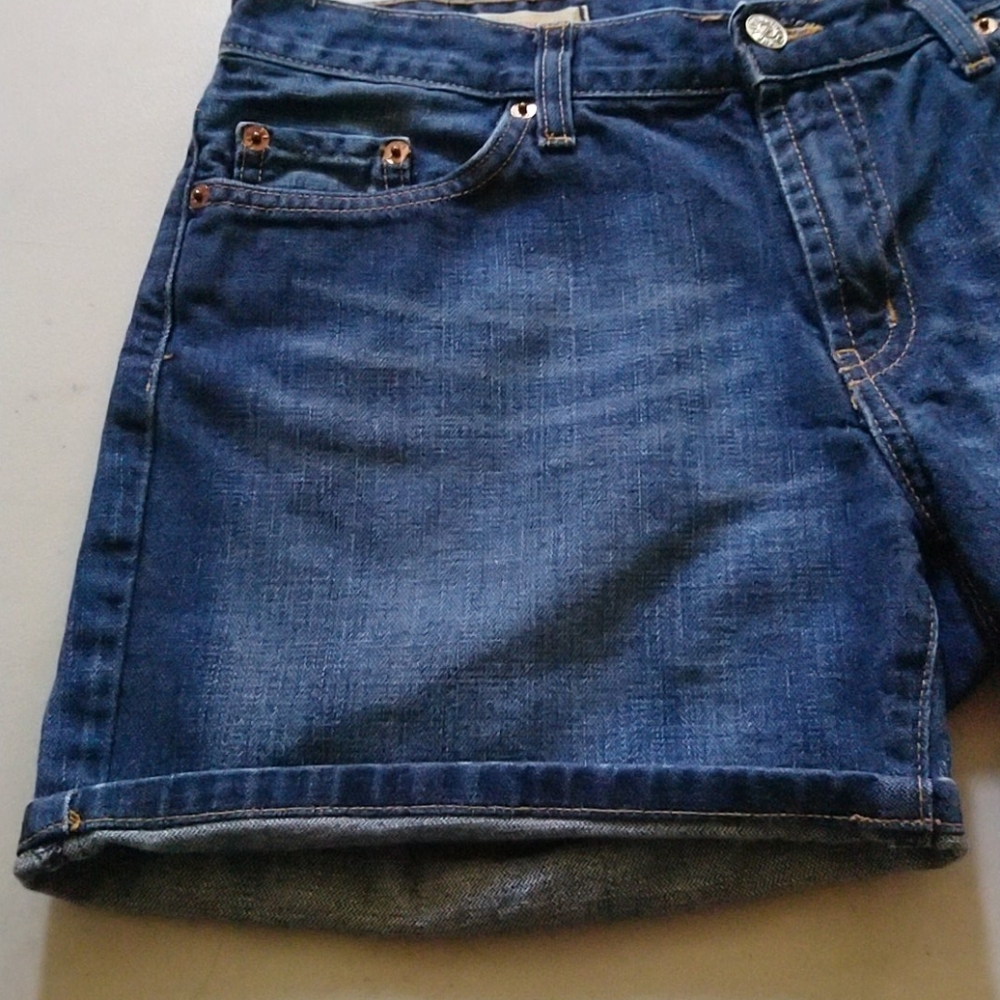 Red Engine Jean Shorts - Picture 5 of 15